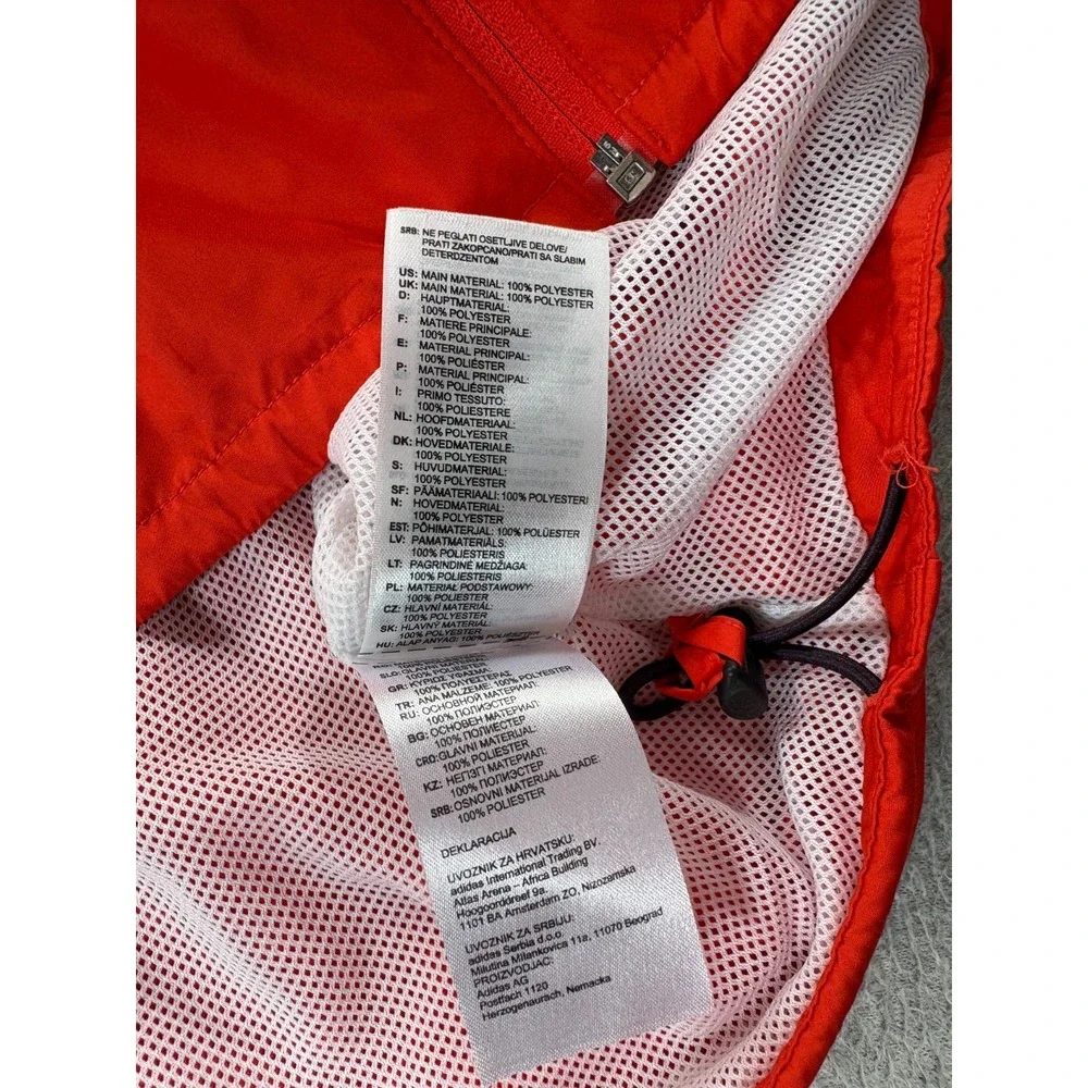 Boston Marathon 2018 Adidas Stitched Logo Running Jacket (Men's large) Orange